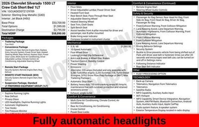 2026 Chevrolet Silverado 1500 LT LT1