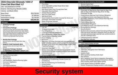 2026 Chevrolet Silverado 1500 LT LT1