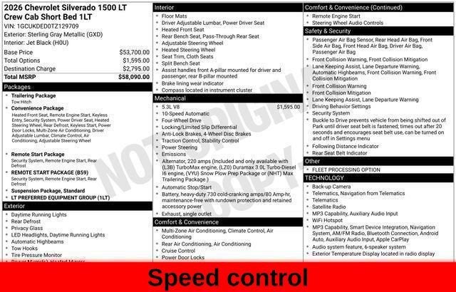 2026 Chevrolet Silverado 1500 LT LT1