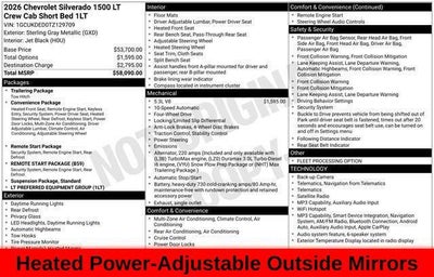 2026 Chevrolet Silverado 1500 LT LT1