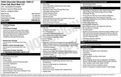 2026 Chevrolet Silverado 1500 LT LT1