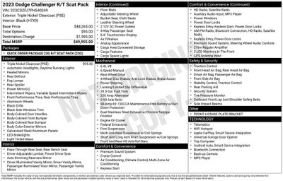 2023 Dodge Challenger R/T Scat Pack