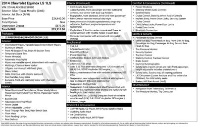 2014 Chevrolet Equinox LS