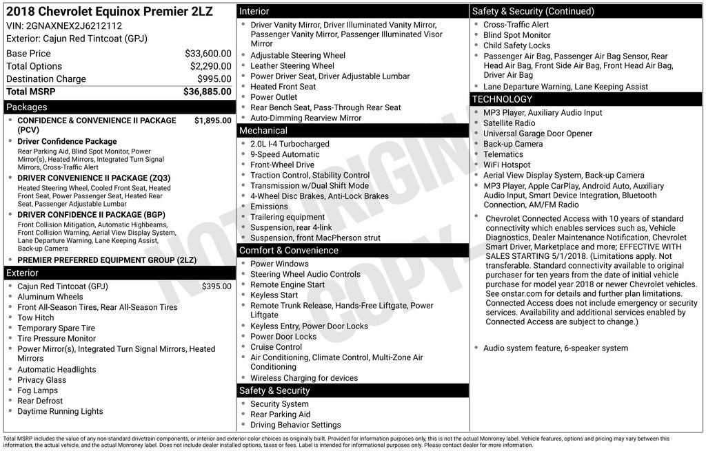 2018 Chevrolet Equinox Premier