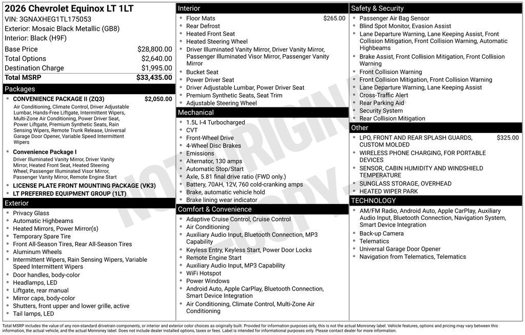 2026 Chevrolet Equinox LT