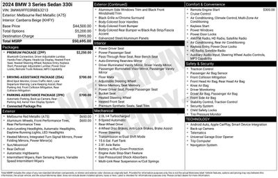 2024 BMW 3 Series 330i