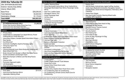 2020 Kia Telluride EX