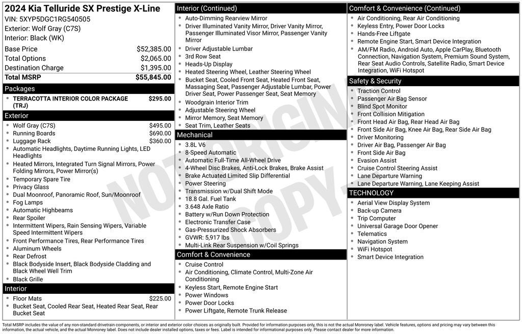 2024 Kia Telluride SX-Prestige X-Line