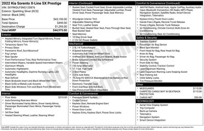 2022 Kia Sorento X-Line SX Prestige