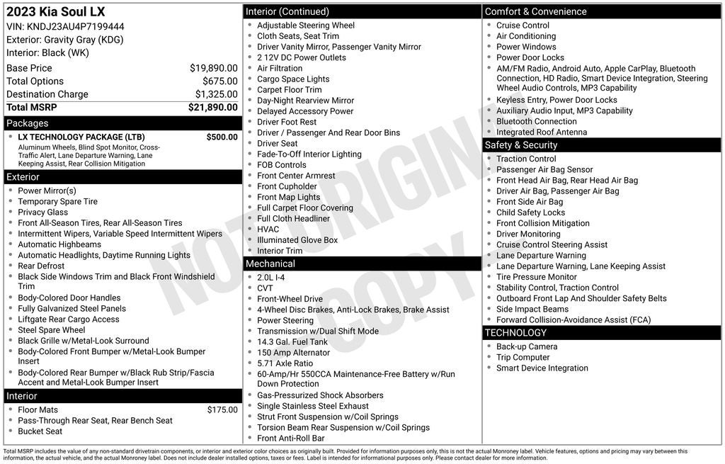 2023 Kia Soul LX