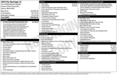 2022 Kia Sportage LX