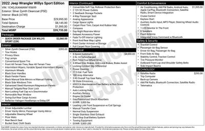 2022 Jeep Wrangler Willys