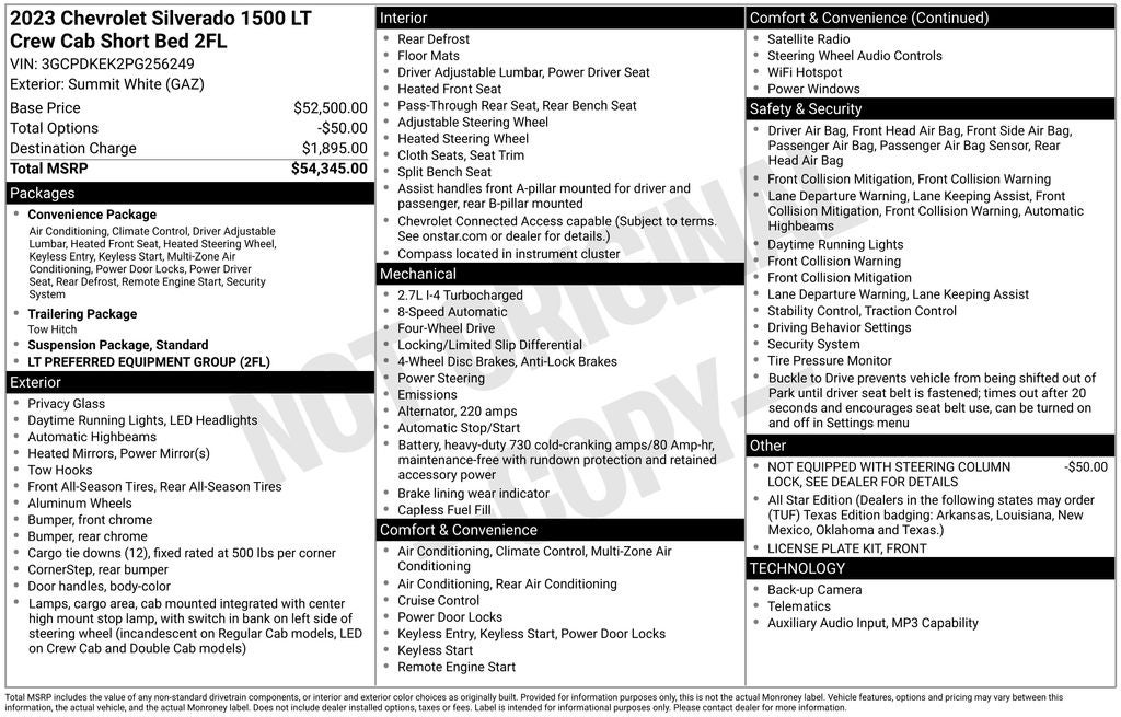 2023 Chevrolet Silverado 1500 LT