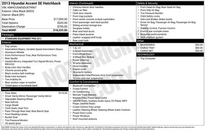 2013 Hyundai Accent SE