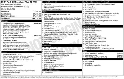 2024 Audi Q3 Premium Plus quattro