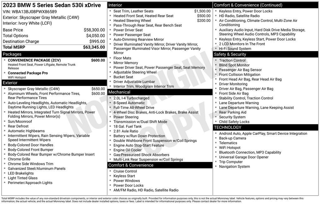 2023 BMW 5 Series 530i xDrive