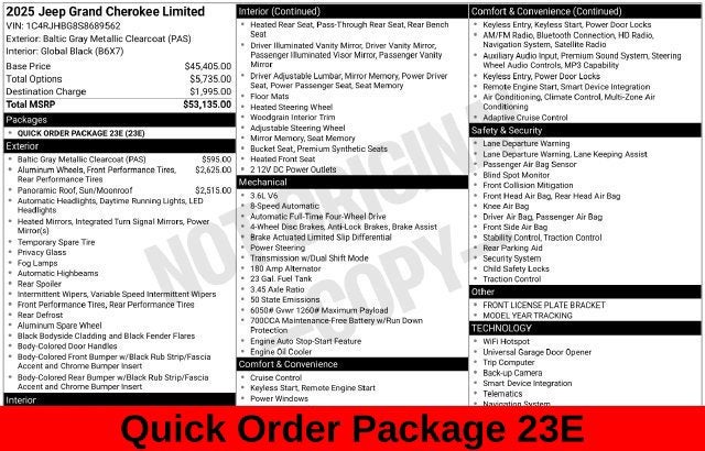 2025 Jeep Grand Cherokee Limited