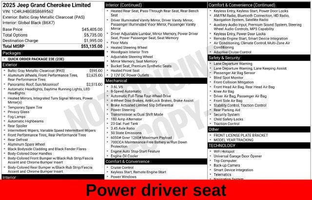 2025 Jeep Grand Cherokee Limited