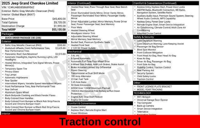 2025 Jeep Grand Cherokee Limited