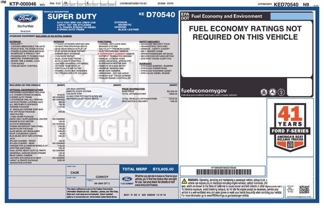 2019 Ford F-350SD Lariat