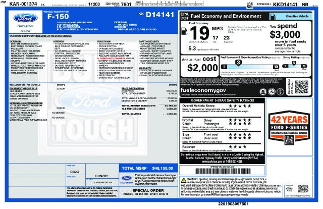 2019 Ford F-150 XLT