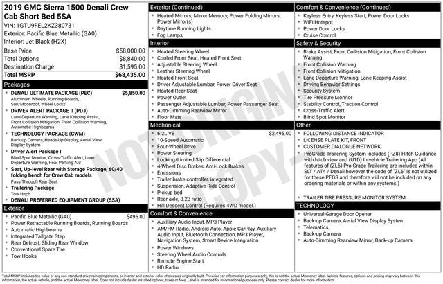 2019 GMC Sierra 1500 Denali