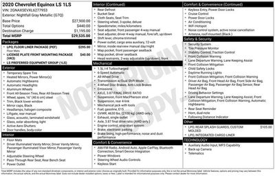 2020 Chevrolet Equinox LS