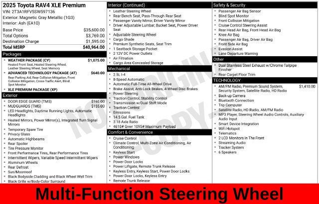 2025 Toyota RAV4 XLE Premium
