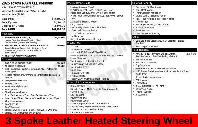 2025 Toyota RAV4 XLE Premium