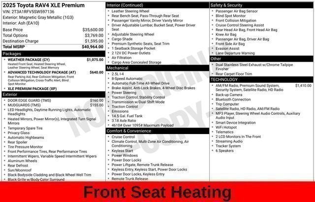 2025 Toyota RAV4 XLE Premium
