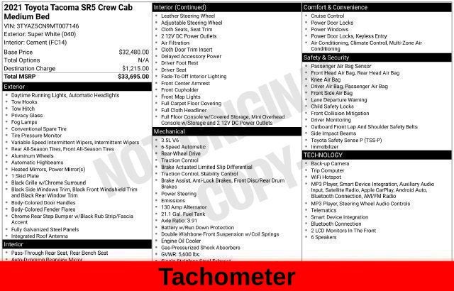 2021 Toyota Tacoma SR5 V6
