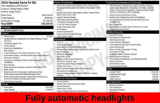 2023 Hyundai Santa Fe SEL