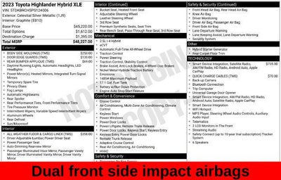 2023 Toyota Highlander Hybrid XLE