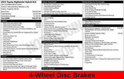 2023 Toyota Highlander Hybrid XLE