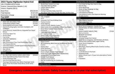 2023 Toyota Highlander Hybrid XLE