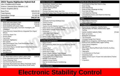 2023 Toyota Highlander Hybrid XLE