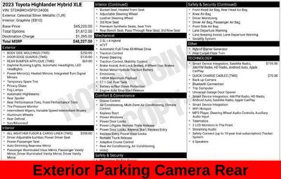 2023 Toyota Highlander Hybrid XLE