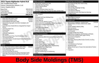 2023 Toyota Highlander Hybrid XLE
