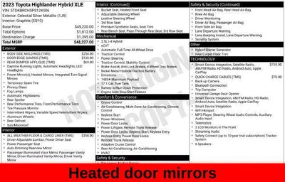 2023 Toyota Highlander Hybrid XLE