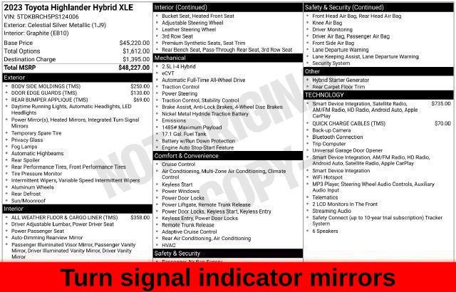 2023 Toyota Highlander Hybrid XLE