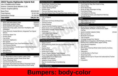 2023 Toyota Highlander Hybrid XLE