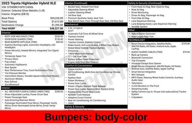 2023 Toyota Highlander Hybrid XLE