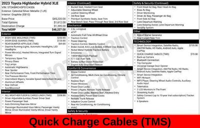 2023 Toyota Highlander Hybrid XLE