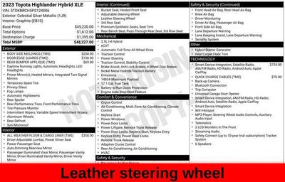 2023 Toyota Highlander Hybrid XLE