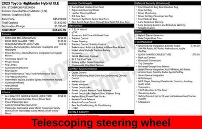 2023 Toyota Highlander Hybrid XLE