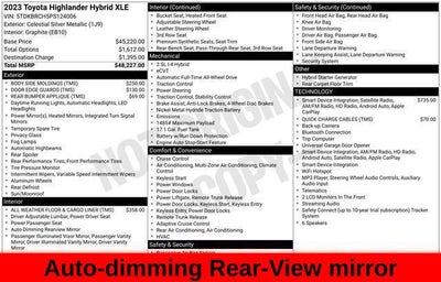 2023 Toyota Highlander Hybrid XLE