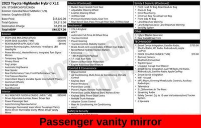 2023 Toyota Highlander Hybrid XLE