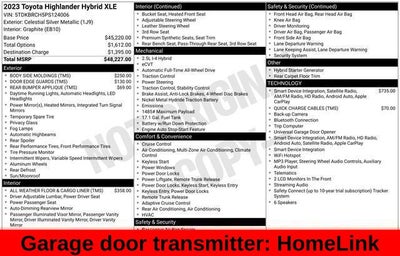 2023 Toyota Highlander Hybrid XLE