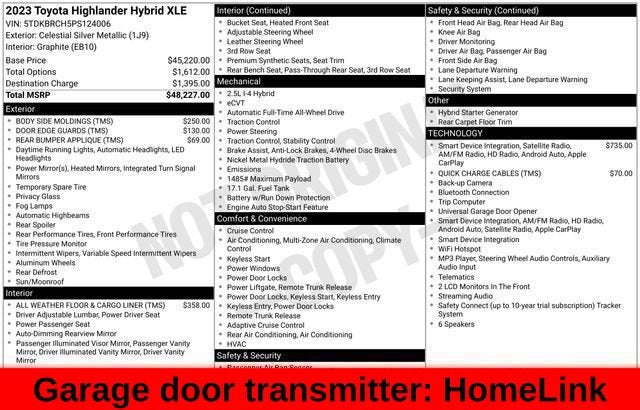 2023 Toyota Highlander Hybrid XLE