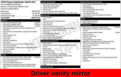 2023 Toyota Highlander Hybrid XLE